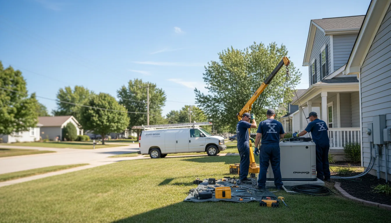 Generator Installation in Pleasant Valley, IA near me